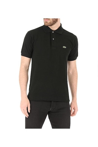 Lacoste Erkek Klasik Pike Kumaş Polo T-shirt Siyah
