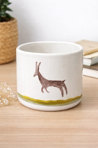 El Yapımı Seramiktasarım Saksı - 8x8 Cm Bitkisiz Cogo Ceramic 10x8cm