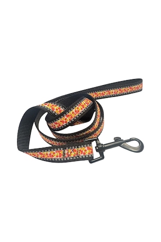 Nunbell Reflektörlü, Splash Köpek Gezdirme Tasması 2 Cm X 120 Cm Çok Renkli