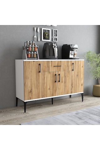 Tanmob Mdl0303 Alt Çok Amaçlı Dolap 4 Kapaklı Çekmeceli Mutfak Do