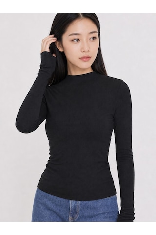 Loft Slim Fit Kadın Bluz U.kol Lf2043775 Q1.v1 Siyah