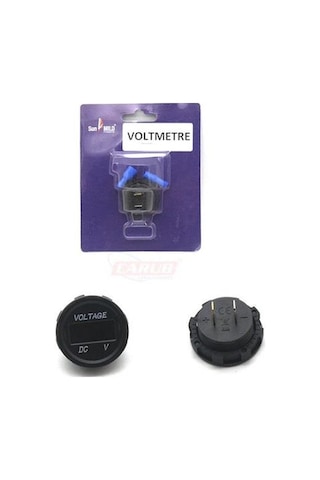 9v-30v Dijital Voltmetre Fişli 28.5 Mm