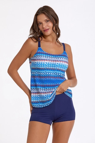 Kocabey Argento 0063-3017 Kadın Şortlu Tankini Mavi