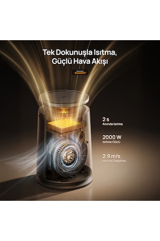 Dreo 720S 2000 W Akıllı Seramik Isıtıcı