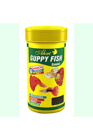 Ahm Guppy Ganül Food Lepistes Balığı Yemi 250 ML. Ahm Guppy Ganül Food Lepistes Balığı Yemi 250 ML.
