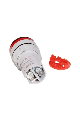 İntercom Ad22-22v-dc 22mm Kırmızı Mini Yuvarlak Dijital Dc Volt Ölçer