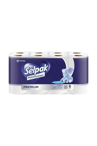 Selpak Professional Premium Havlu Kağıt, 8 Rulo Diğer