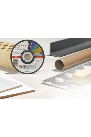 Bosch Rapido MultiConstruction 115x1.0 mm Düz Kesme Diski