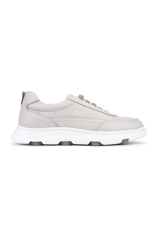Tamer Tanca Erkek Hakiki Deri Bej Sneakers & Spor Ayakkabı 298 3400-2505 Erk Ayk Y26 Bej Gutı