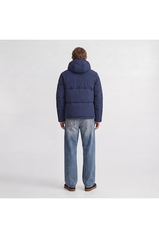 Jack & Jones Erkek Ayarlanabilir Bagcikli Kapüsonlu Puffer Ceket - Galaxy - 12303930 Sky Captain