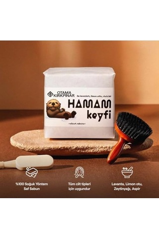 Tr Kırkpınar Hamam Keyfi Doğal Sabun 130 Gr 3 Paketi Diğer