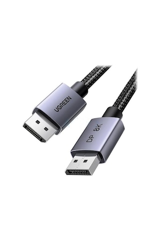 Ugreen 8k 60hz Displayport To Displayport 1.4 Örgülü Kablo, 2m, 25905