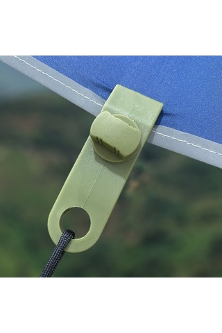 Novahub Dayanıklı Naylon Çadır Klipsleri - 10/12 Adet, Yeşil/kahverengi, 80x30x25mm Yeşil, Küçük Boyutlu Yeşil