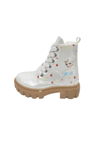Fix Kids 9201p Parlak Deri Trend Fashion Kız Çocuk Bot 26-30 Gümüş