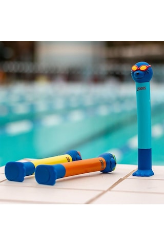 Zoggs Zoggy Dive Stick 3 Parça Yüzme Yardımcısı Standart-turuncu
