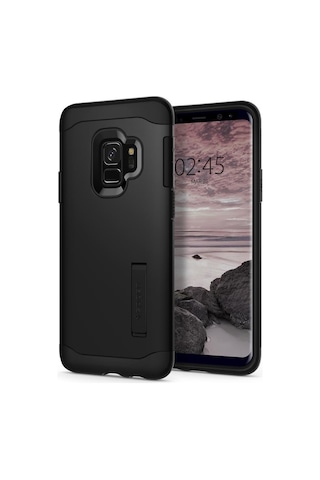 Spigen Galaxy Uyumlu S9 Kılıf Slim Armor Black