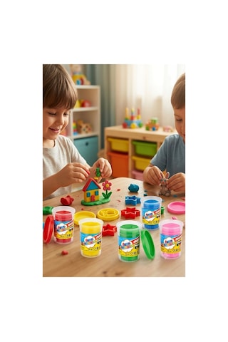 Oyun Hamuru 6 Renk 780gr 1 Paket Nova Color 6 Lı Oyun Hamuru Kurumaya Karşı Dirençli Okul Öncesi Kreş Yumuşak Dokulu Çok Renkli