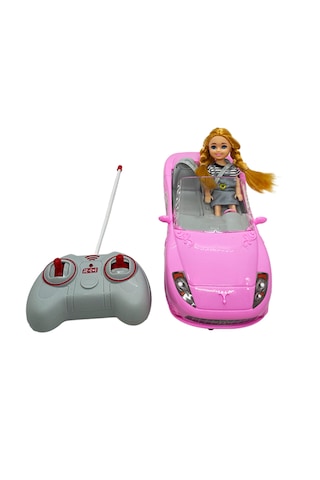 Full Fonksiyon Uzaktan Kumandalı Dollyland Rüya Arabası 1:18 Ölçek Pembe