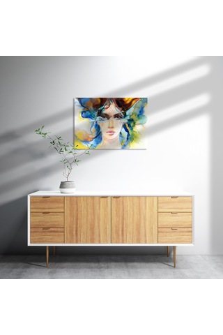 Cakasepetim Modern Sanat Göz Bebegindeki Kuşlar Ahşap Mdf Tablo