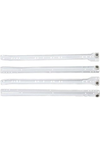 Samet 35 CM Beyaz Ray Çekmece Rayı (1 Takım ) Beyaz