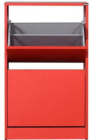 Flat Duo 2 Katlı Ayakkabılık Dolabı - Kırmızı