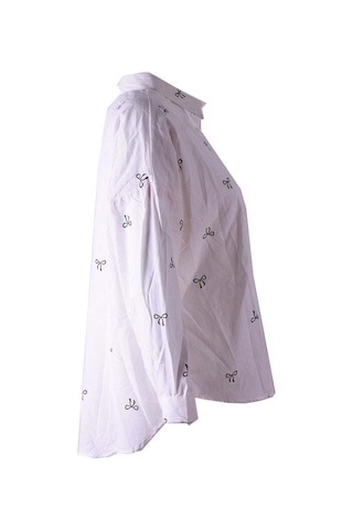 Trender Beyaz Kadın Gömlek 71595 Beyaz