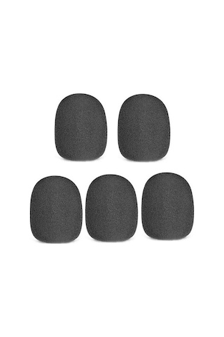 Lastvoice El Tipi Mikrofon Süngeri 5'Li Siyah Renk