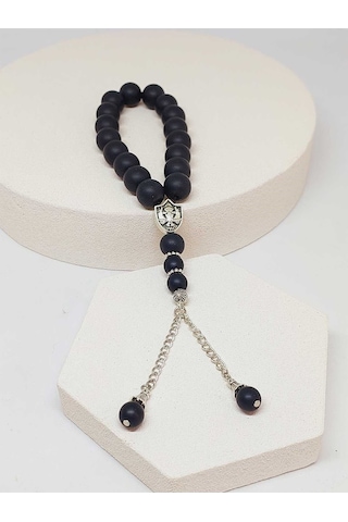 Onix Oniks Taşı 17lik Efe Tesbih Mat 12mm 51514