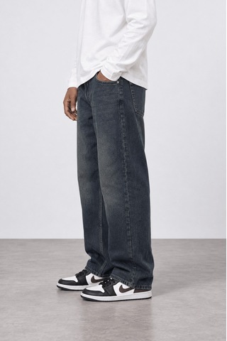 Respire Erkek Baggy Jean Tint Mavi