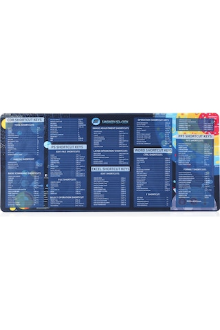 Geeksen Büyük Boy Oyun Ve Ofis Pedi - Kaymaz, Dayanıklı Ve Pürüzsüz Hareket 900x400mm