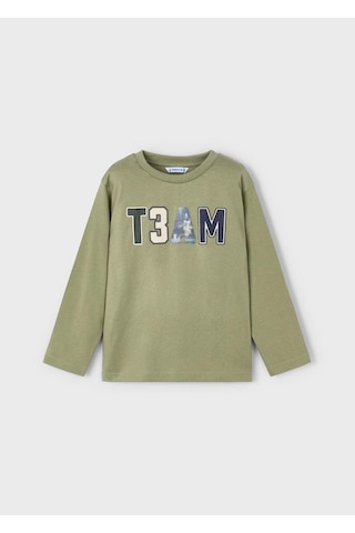 Mayoral Erkek Çocuk Uzun Kollu T-shirt 4077 Yeşil