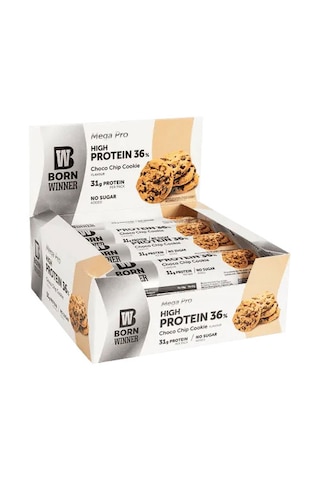Born Winner Mega Pro Protein Bar Box / 12 x 85 G