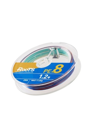 Gosen X8 Roots Pe 8 Örgü Spin İp Misina 300mt Multi Color - 1.2 P