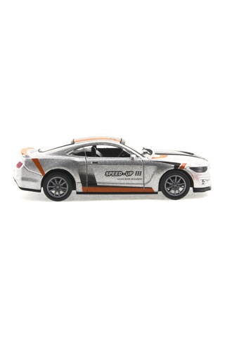 Die Cast Çek Bırak Metal Gri Yarış Arabası