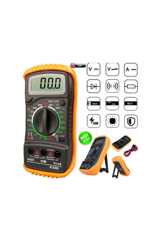 Rehomy Lcd Dijital Multimetre Voltmetre Ac Dc Voltage Otomatik Ranging Multi Metre Test Cihazı Circuit Checker Buzzer