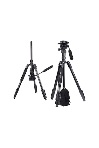 Jmary Kt285+nb50 Ayarlanabilir Başlıklı Tripod Siyah