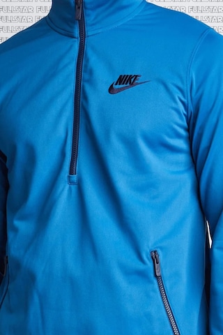 Nike Sportswear Classic Track Suit 1/2 Zip Blue Yarım Fermuarlı Eşofman Takımı Mavi
