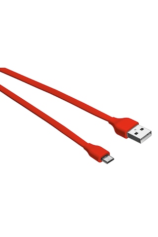 Trust 20137 Urban Flat Micro Usb 1 M Kablo Kırmızı