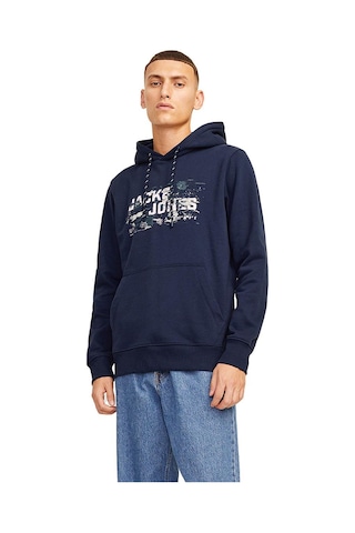 Jack & Jones 12261670 Erkek Lacivert Sweatshirt