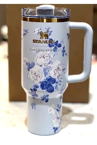 Stanley Loveshackfancy 40oz Everblooming Rosettes Blue Floral