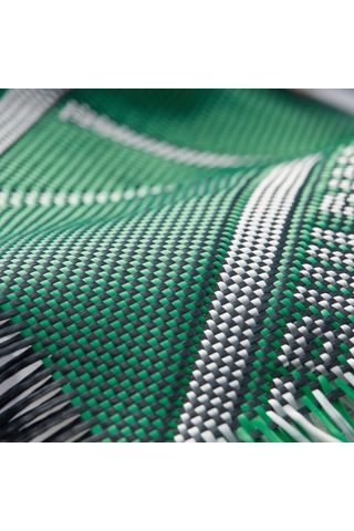 Apple Uyumlu iPhone 16 Pro Max Kılıf Magsafe Özellikli Aramid Fiber Re-tros Pitaka Tactile Woven Rebuilding Yeşil