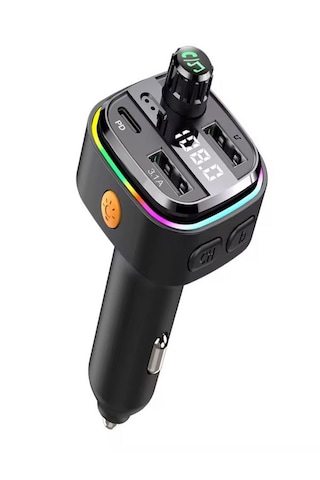 Car-in Bluetooth Wireless 3.1a 2usb Tf Kartlı Type-c Rgb Işıklı A