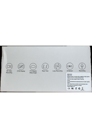 Aggıy A22 Araç Kamerası 2'' Lcd + Fhd +ön + İç + Geri Görüş Kamera + 32gb Kart Dahil