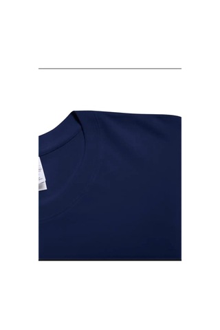 Medinenur Lavanta Desen Baskılı Basic T-shirt Lacivert