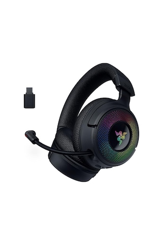 V4 - Kablosuz Oyun Kulaklığı 3 Modlu Bağlantı Triforce 40mm Sürücüler 9 Bölgeli Rgb Kulaklık Aydınlatması Mi