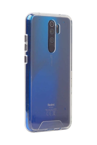 Xiaomi Redmi Note 8 Pro Kılıf Zore Gard Silikon Renksiz