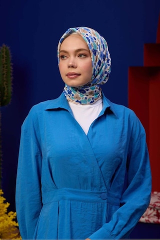 İpekhan Marrakech Koleksiyon Soft Eşarp 1192 - 02 Mor/su Yeşili Mor/su Yeşili