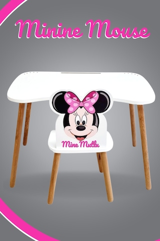 Çocuk Ders Çalışma Masa Takımı 4-12 Yaş Beyaz