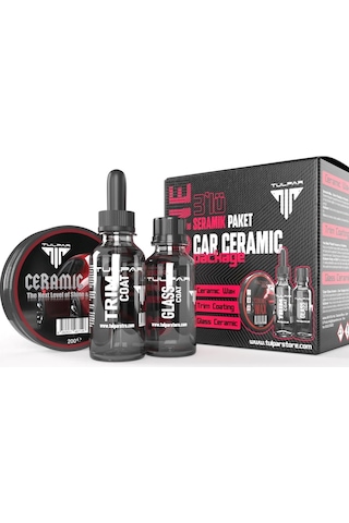 Ultimate Seramik Koruma Seti Trim Seramik, Cam Seramik, Seramik Wax + Hediyeli Uygulama Kiti