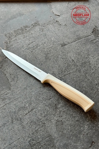 Neoflam Microban Çok Amaçlı Bıçak Bej 13cm D-neofmk013